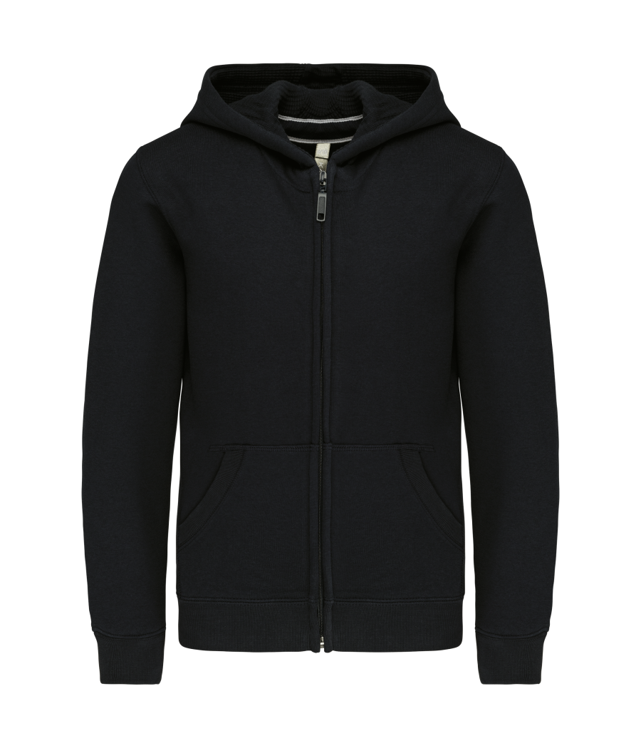 Sweat-shirt capuche zippé enfant