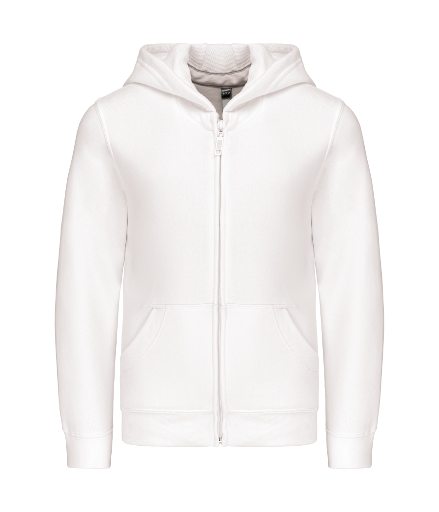 Sweat-shirt capuche zippé enfant