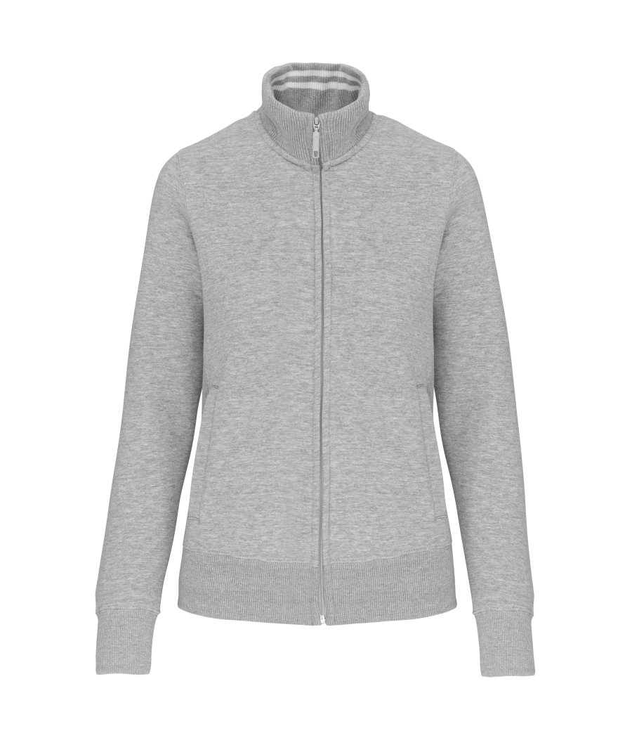 Veste molleton zippée femme