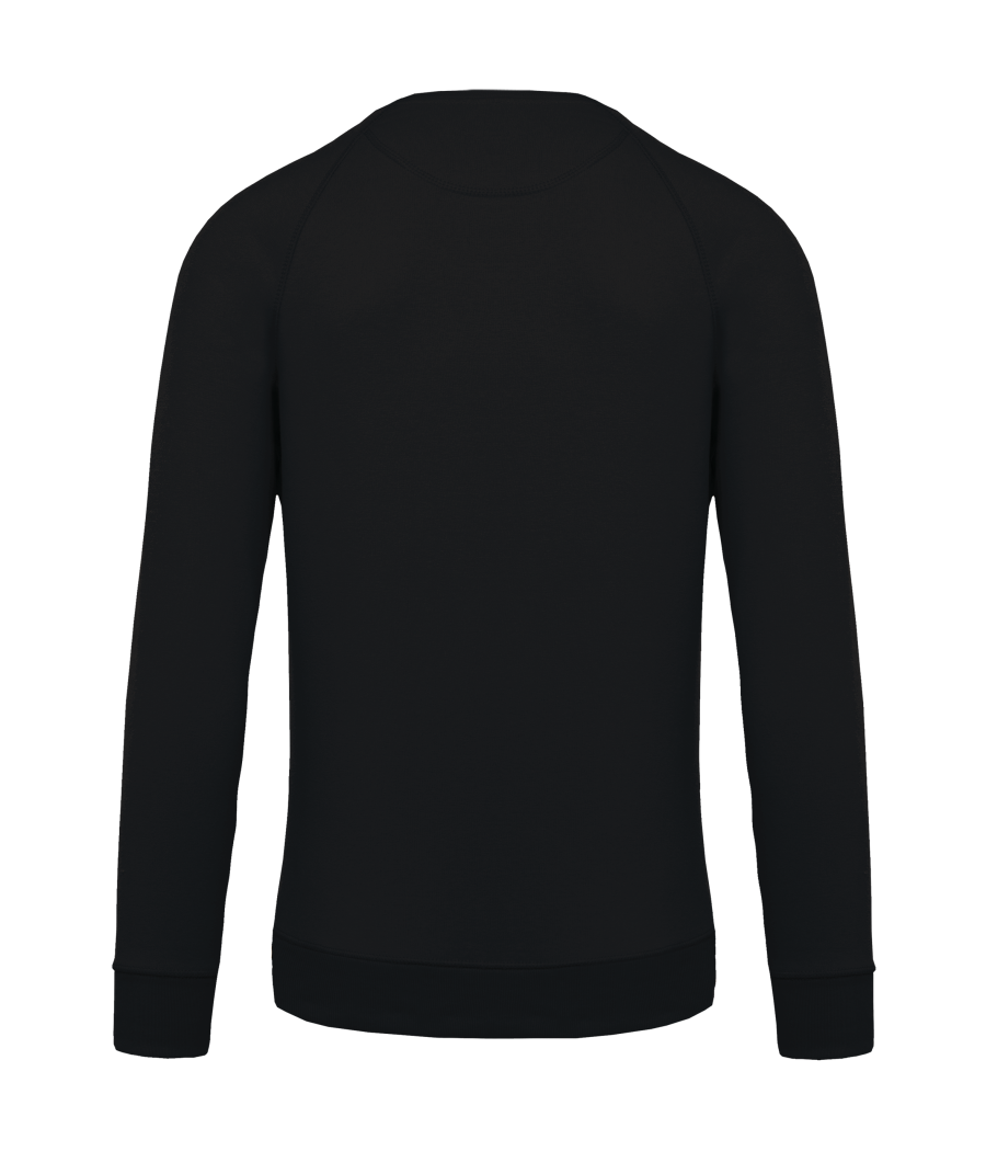Sweat-shirt Bio col rond manches raglan homme