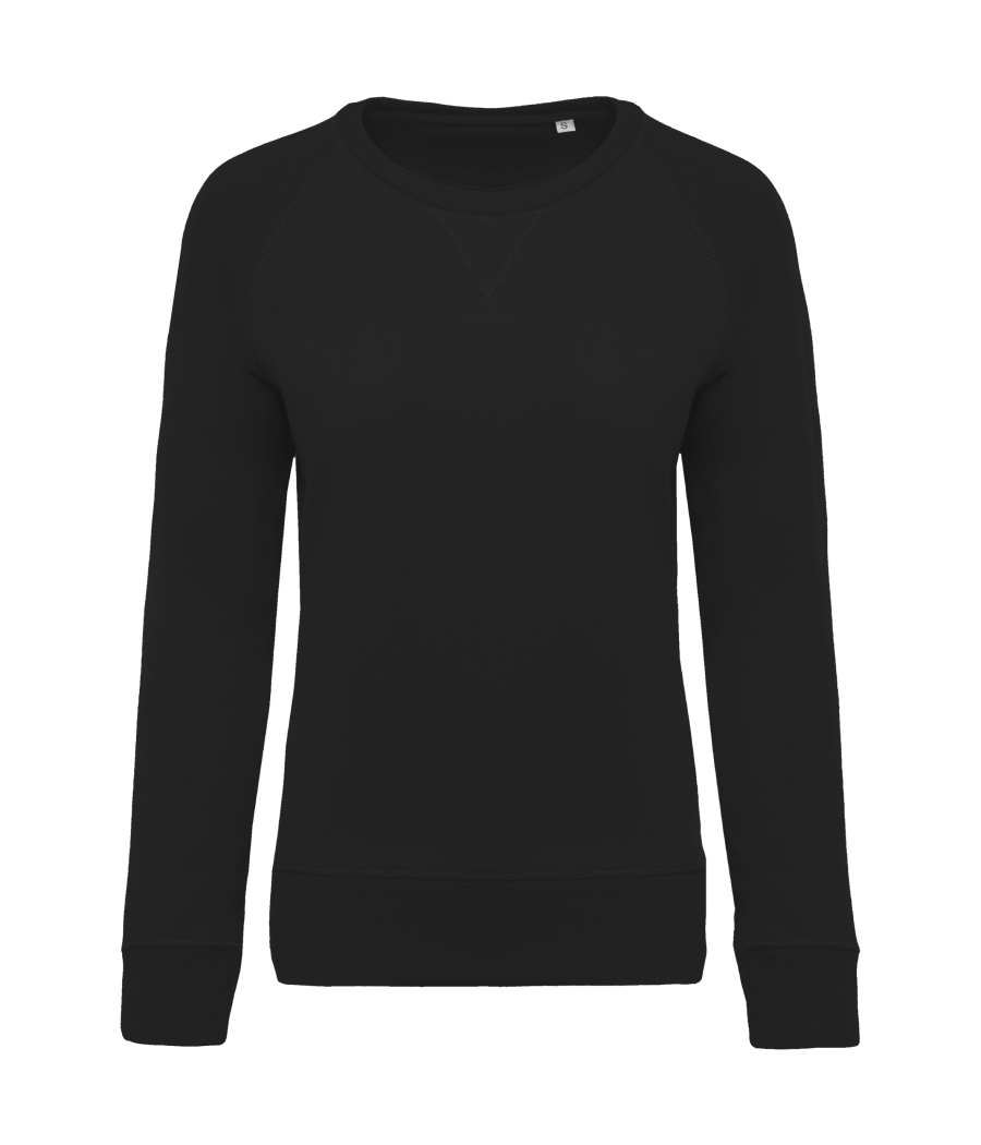 Sweat-shirt Bio col rond manches raglan femme