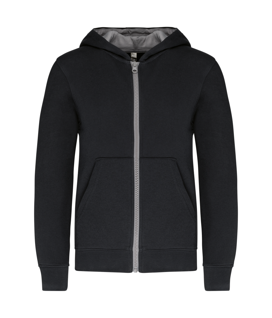 Sweat-shirt zippé capuche enfant