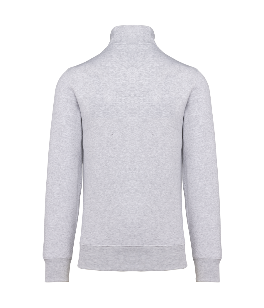 Sweat-shirt col zippé homme