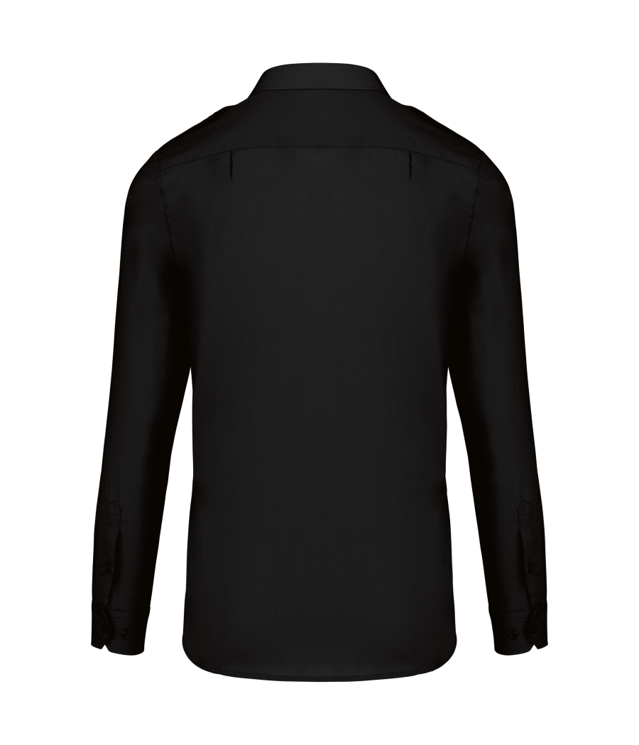 Chemise pilote manches longues homme