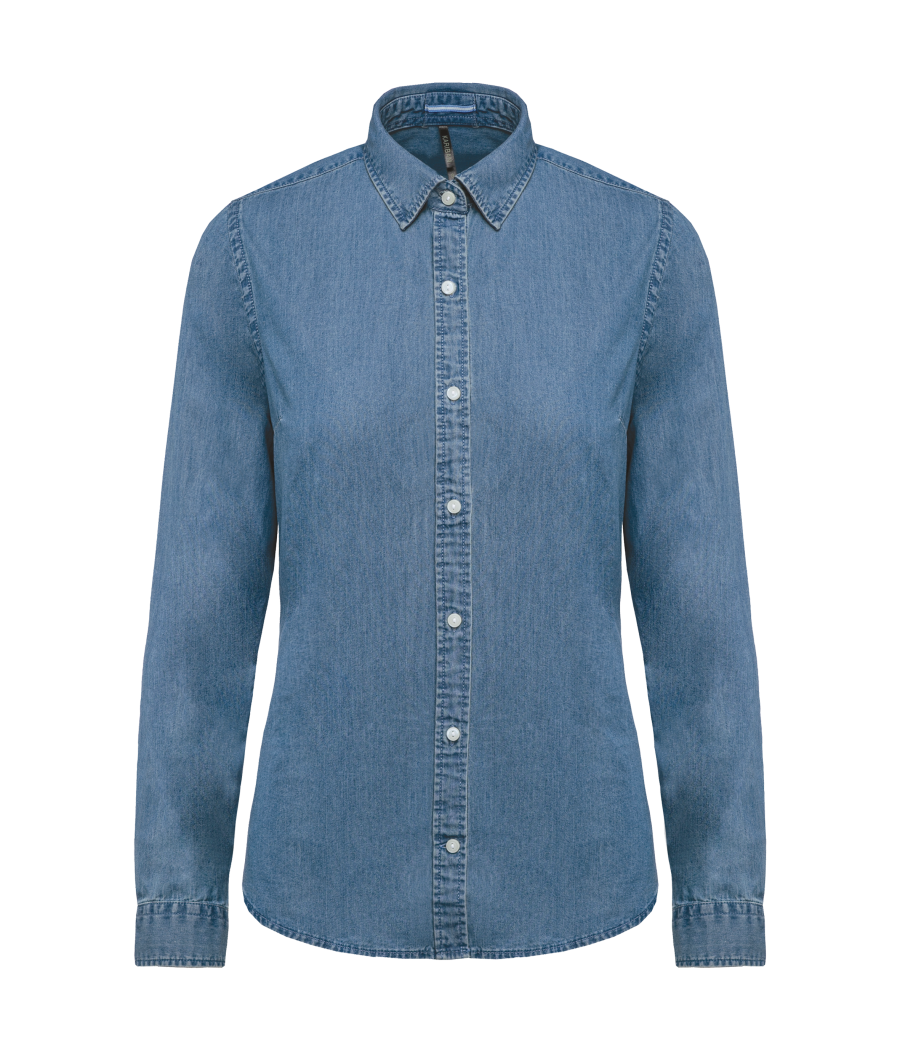 Chemise denim femme