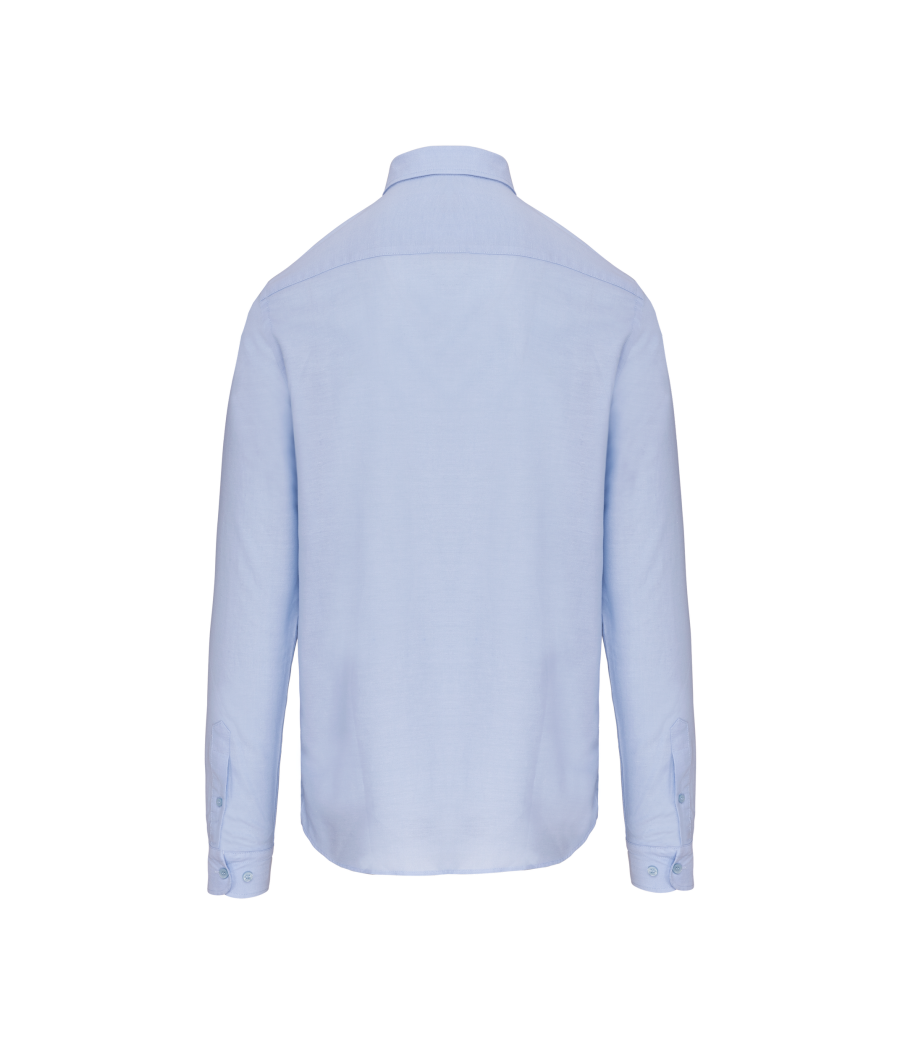 Chemise Oxford lavée manches longues
