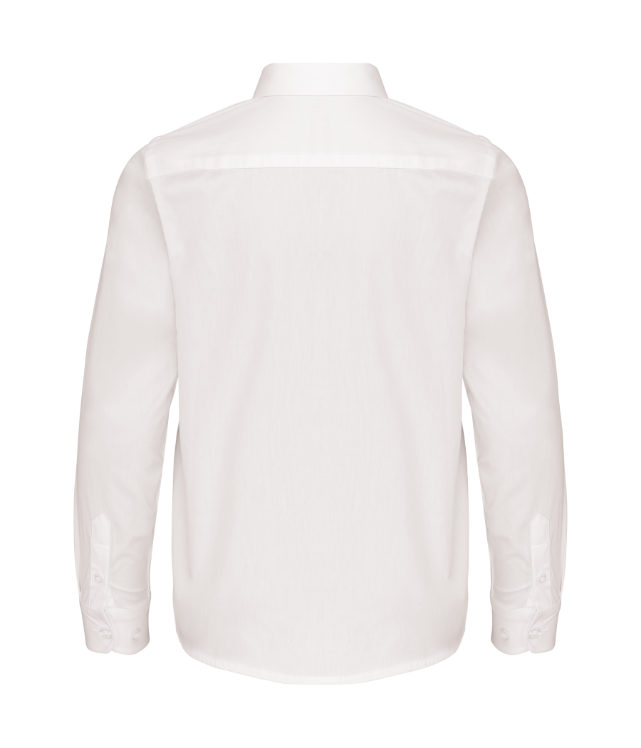 Chemise popeline manches longues enfant