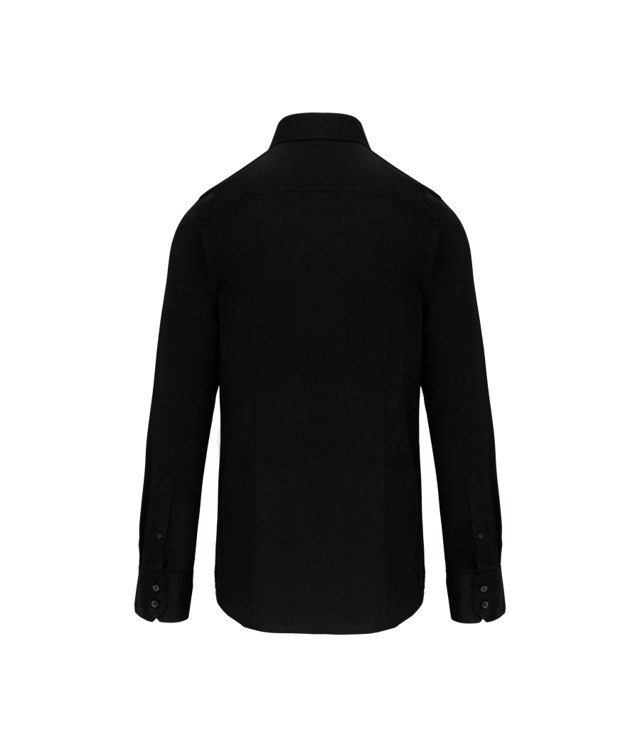 Chemise ajustée manches longues sans repassage