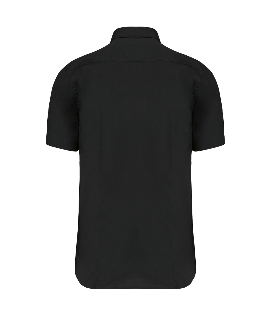 Chemise coton / élasthanne manches courtes