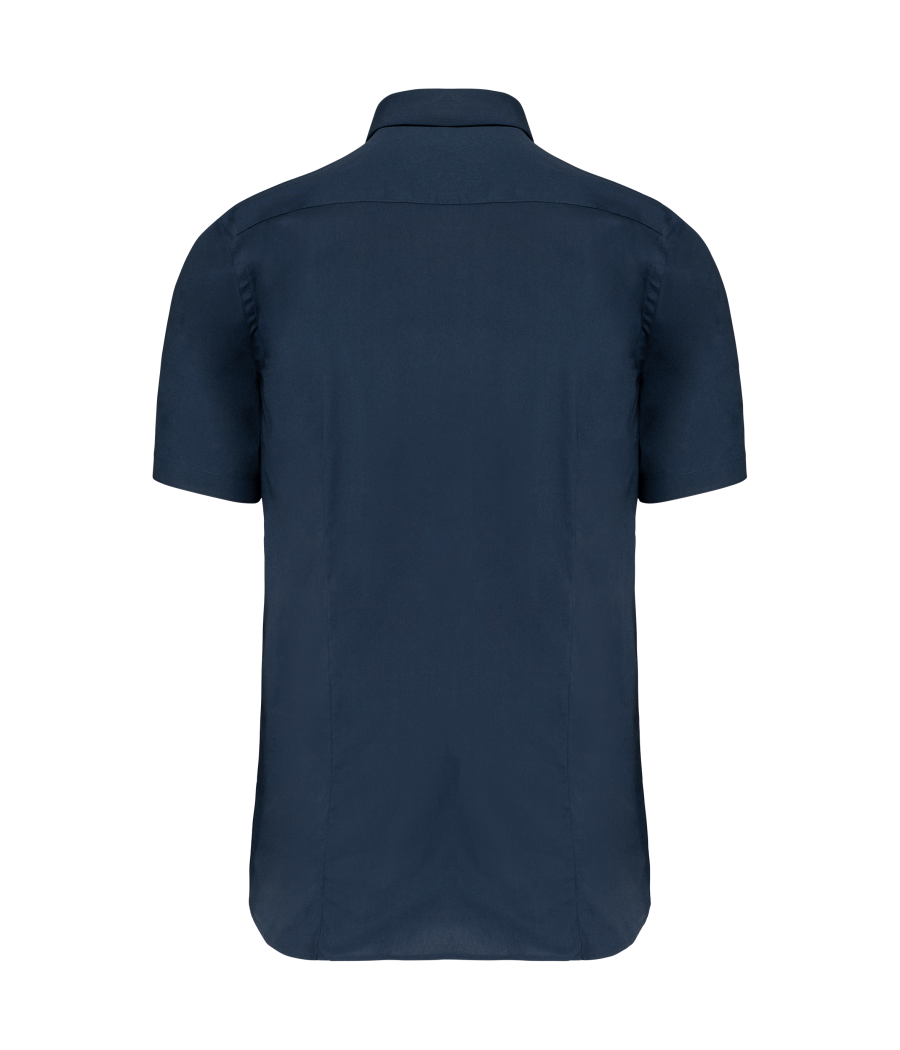 Chemise coton / élasthanne manches courtes