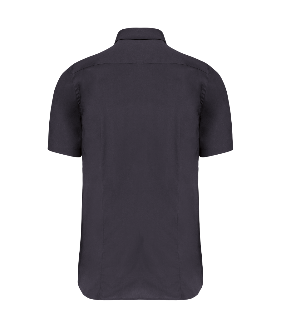 Chemise coton / élasthanne manches courtes