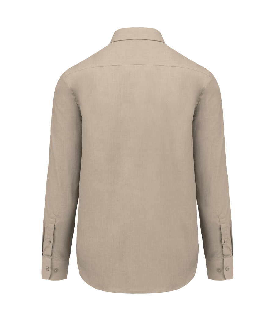 Chemise popeline polycoton entretien facile homme