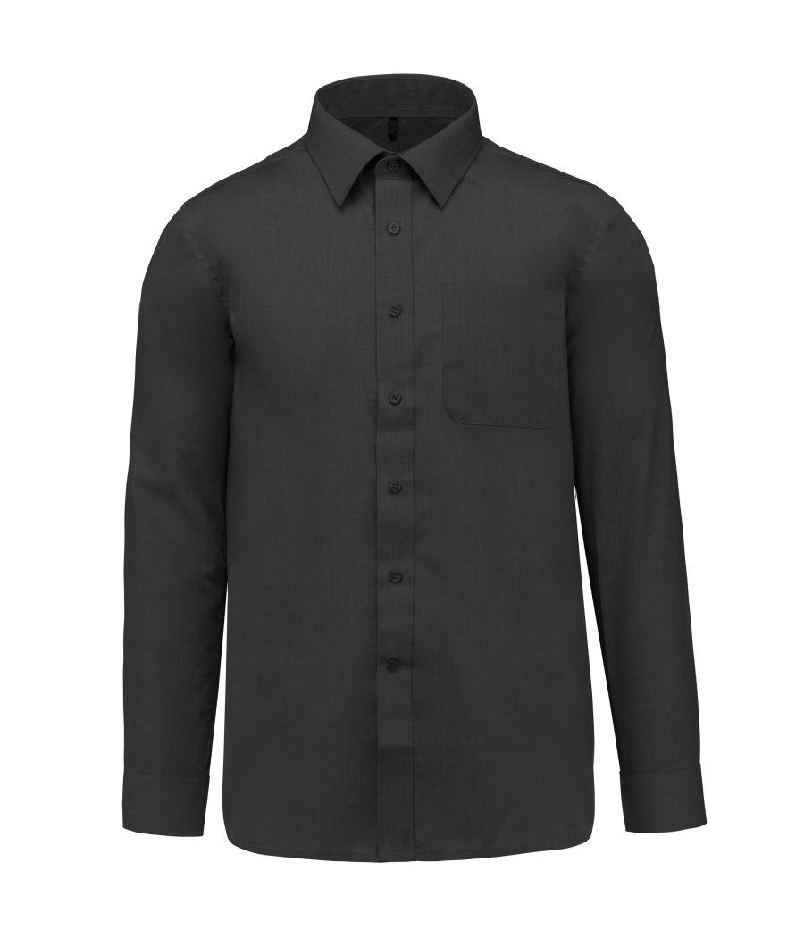 Chemise popeline polycoton entretien facile homme