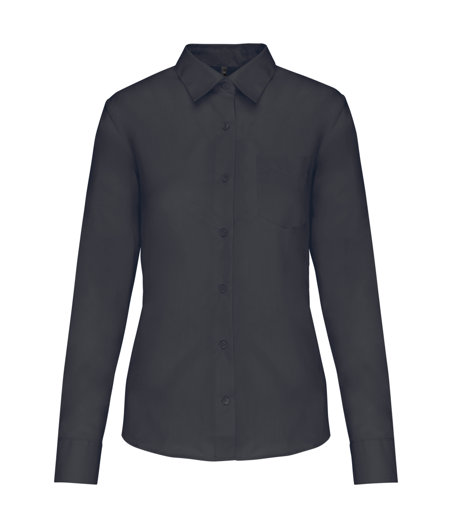 Chemise popeline polycoton entretien facile femme