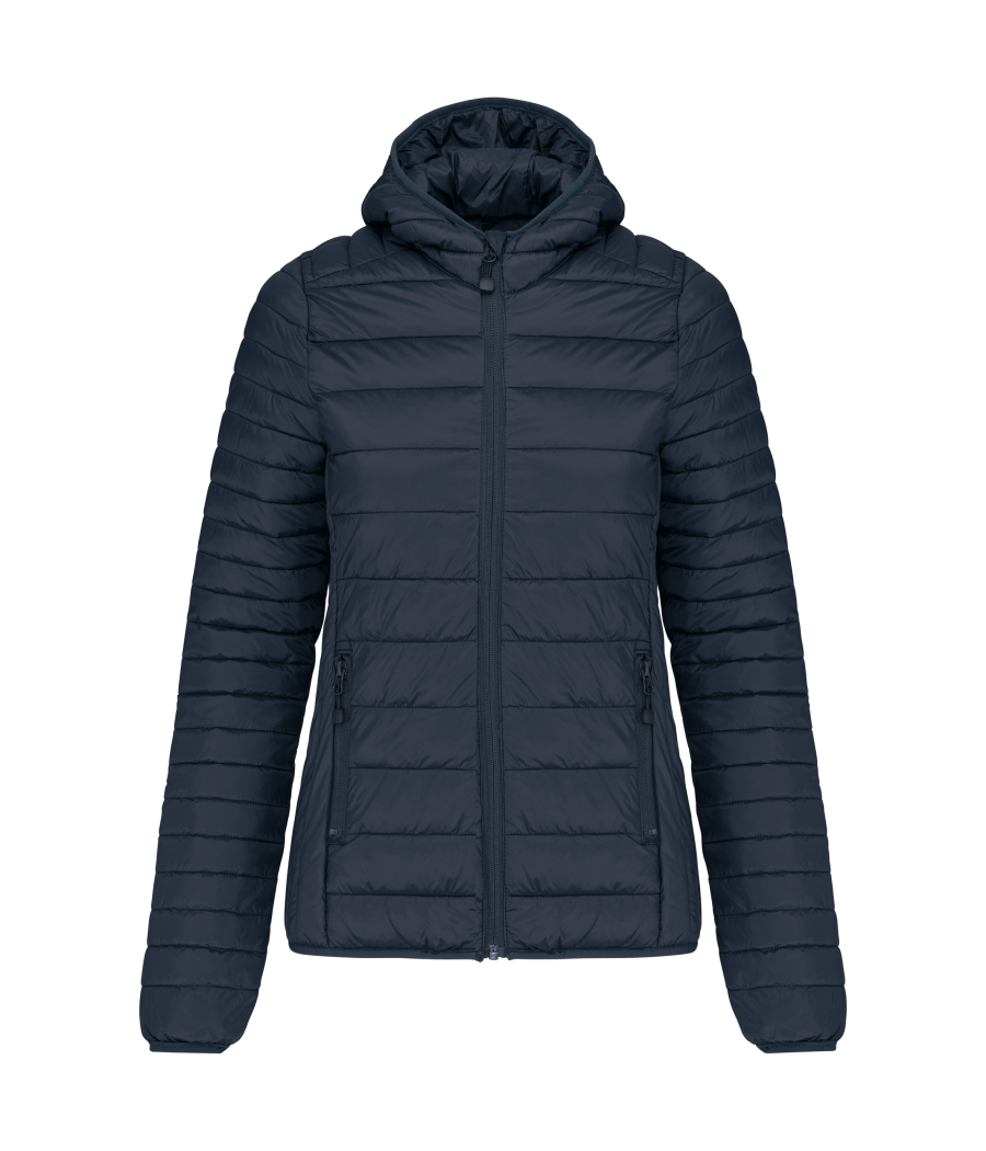 Doudoune légère capuche femme