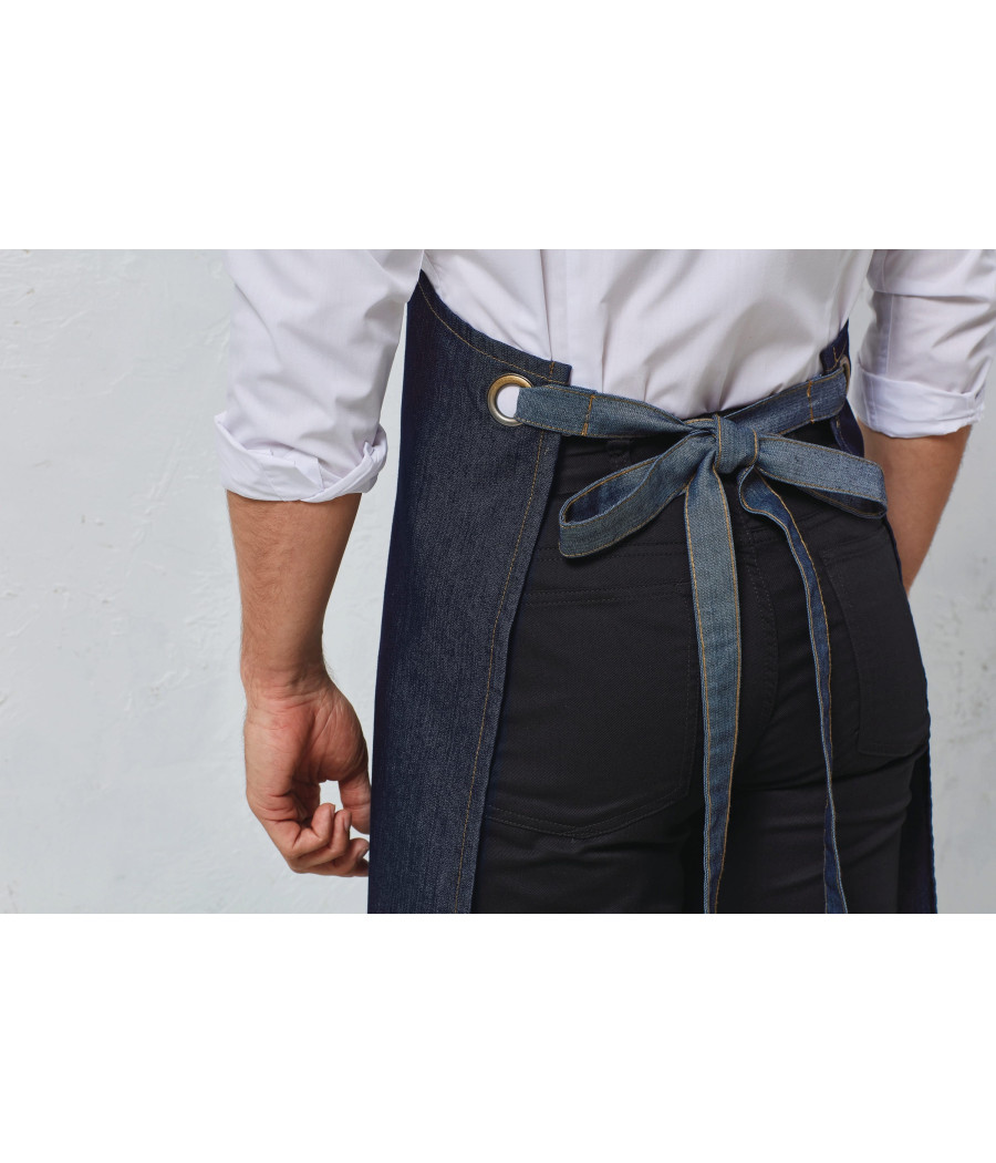 Tablier Denim à bavette "Domain"