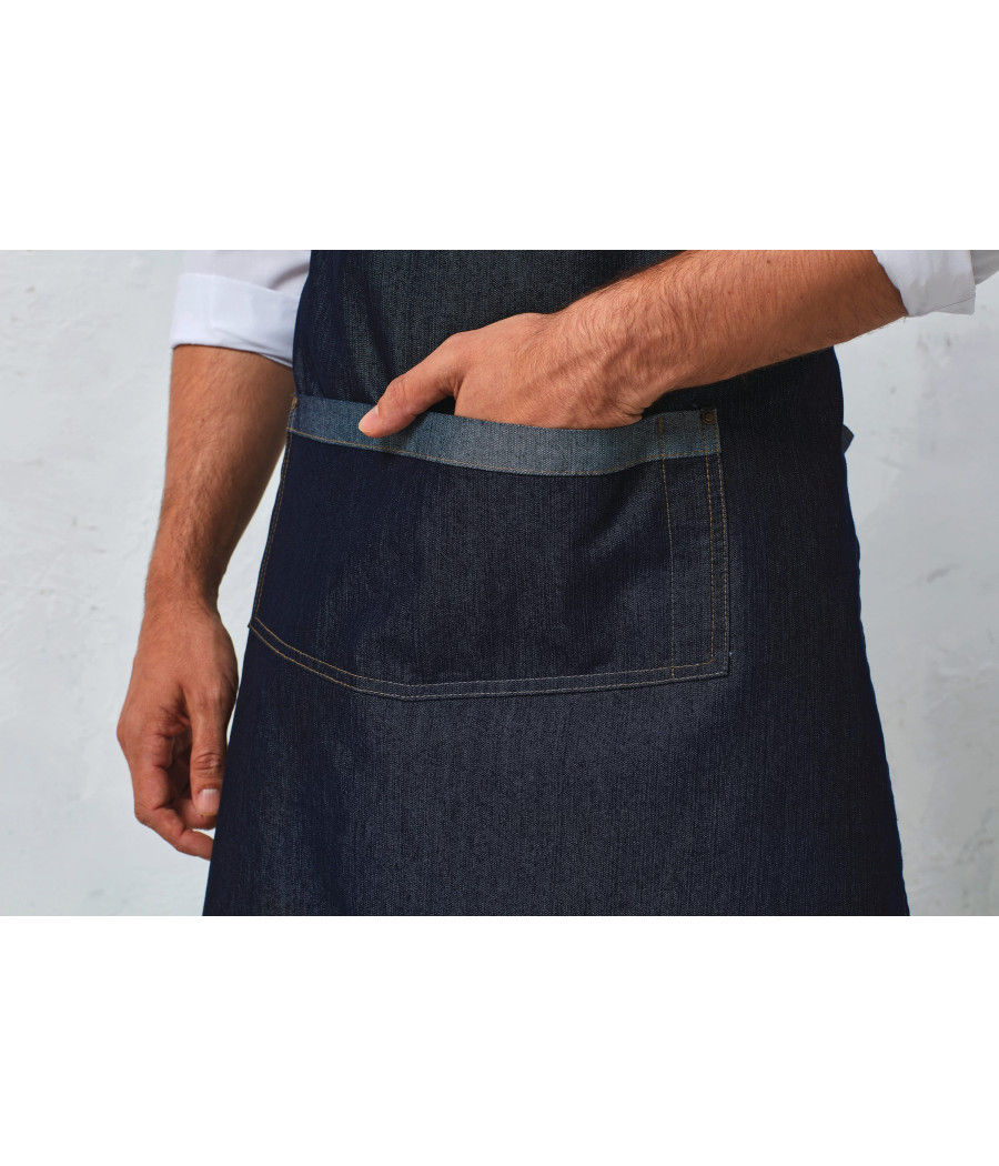 Tablier Denim à bavette "Domain"