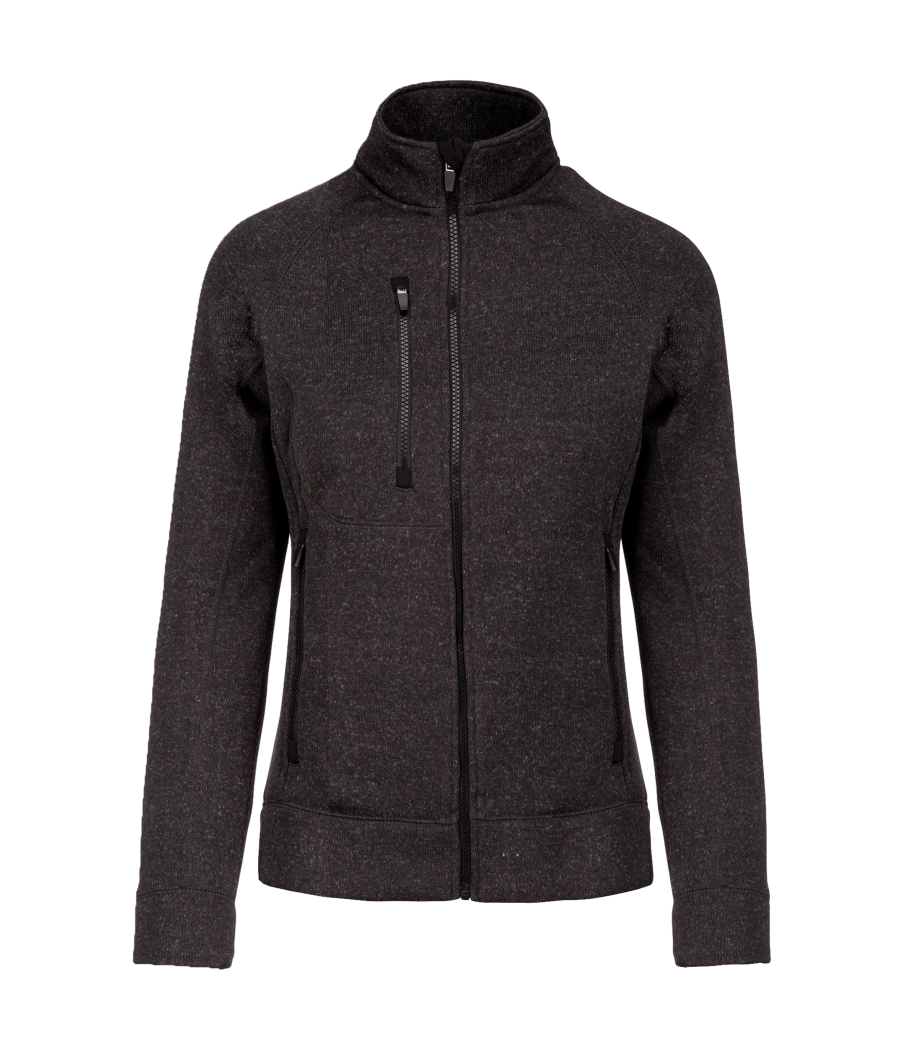 Veste zippée chinée femme