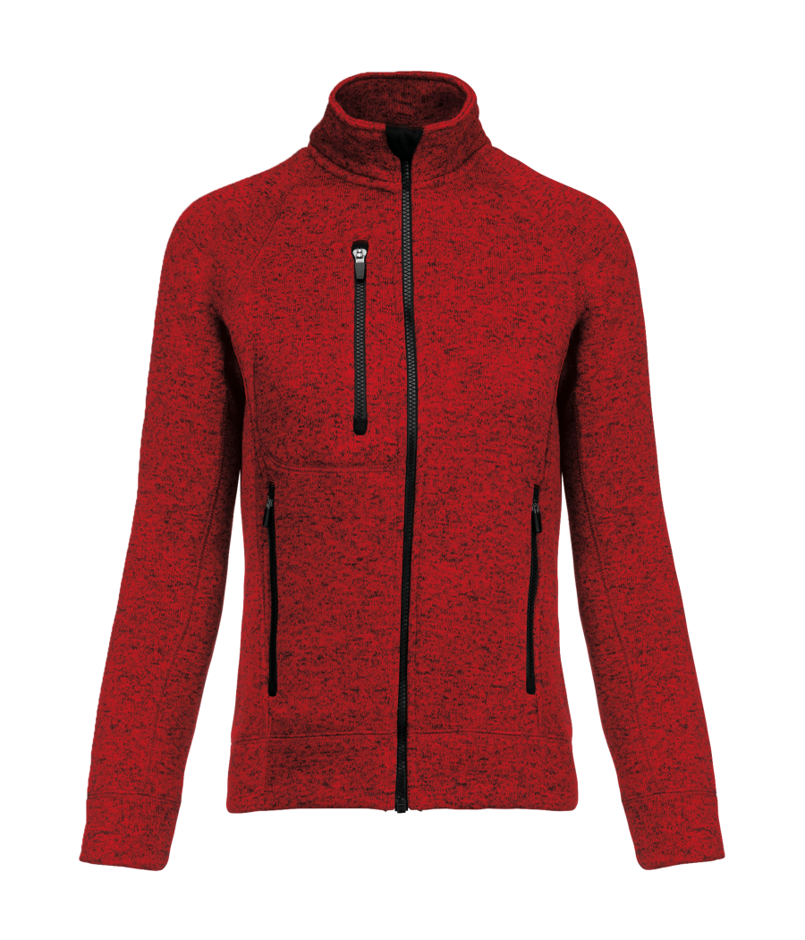 Veste zippée chinée femme