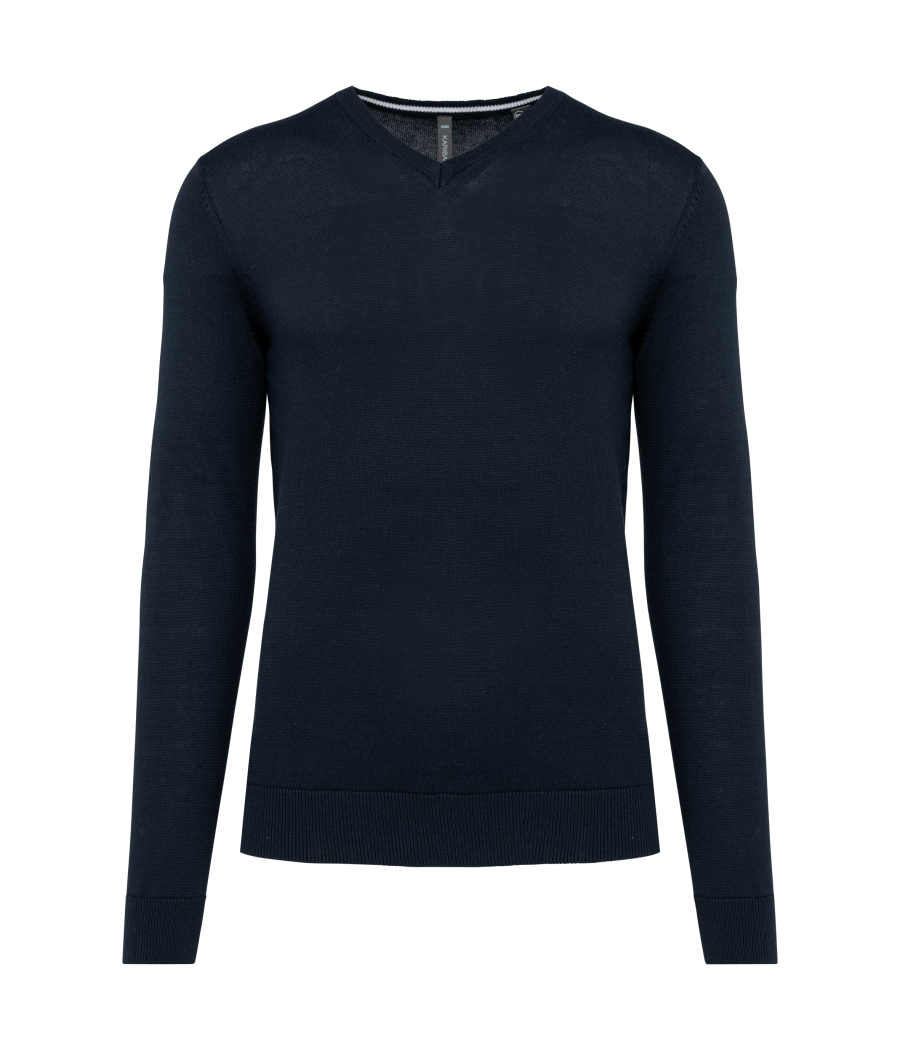 Pull col en V écoresponsable homme