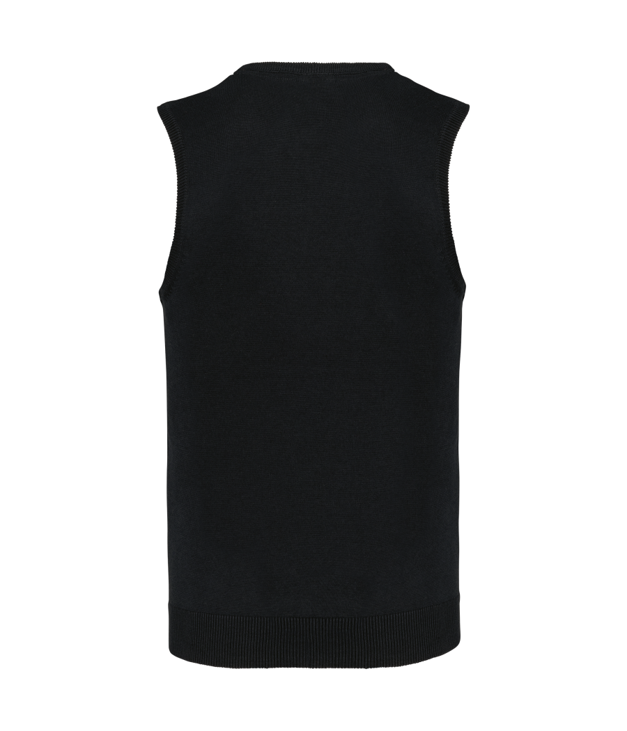 Pull col V sans manches