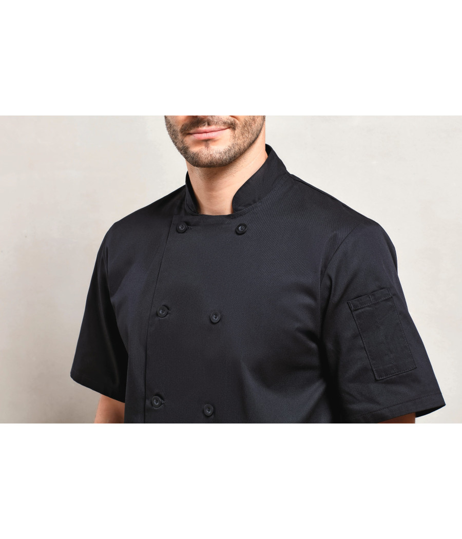 Veste de cuisine manches courtes