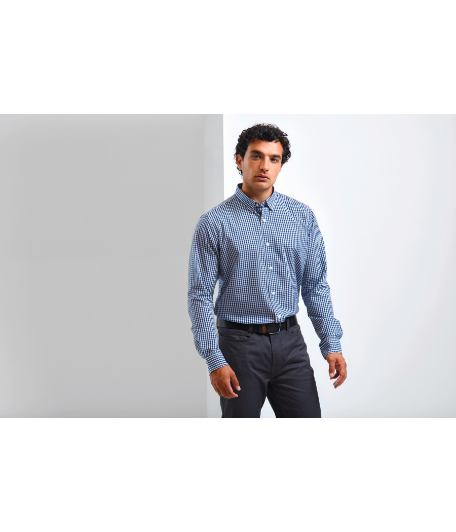 Chemise vichy gros carreaux