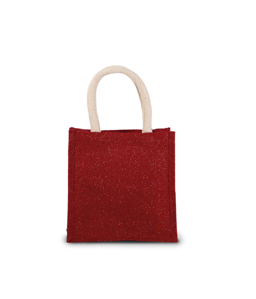 Sac style cabas en toile de jute - petit modèle