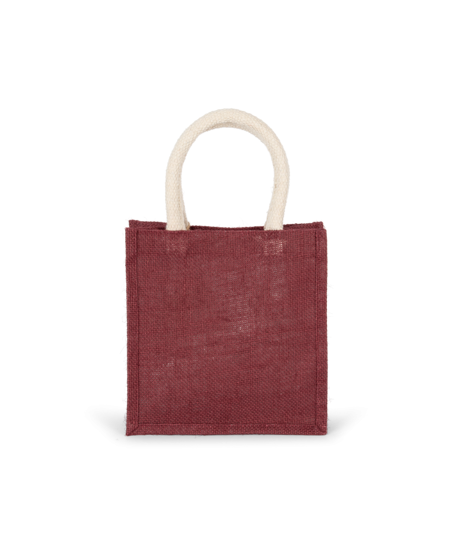Sac style cabas en toile de jute - petit modèle