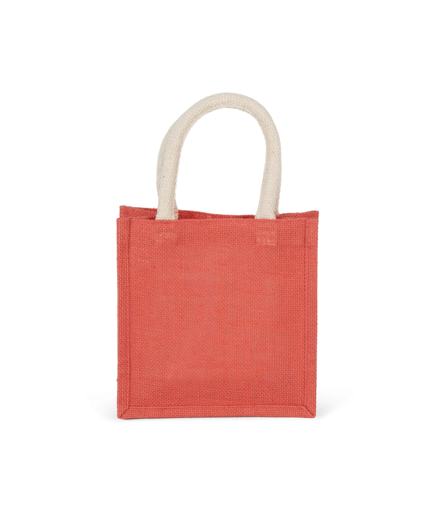 Sac style cabas en toile de jute - petit modèle