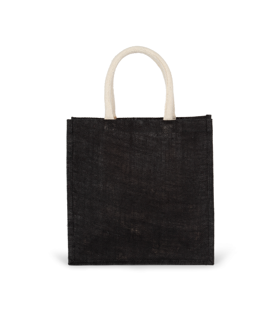 Sac style cabas en toile de jute - grand modèle