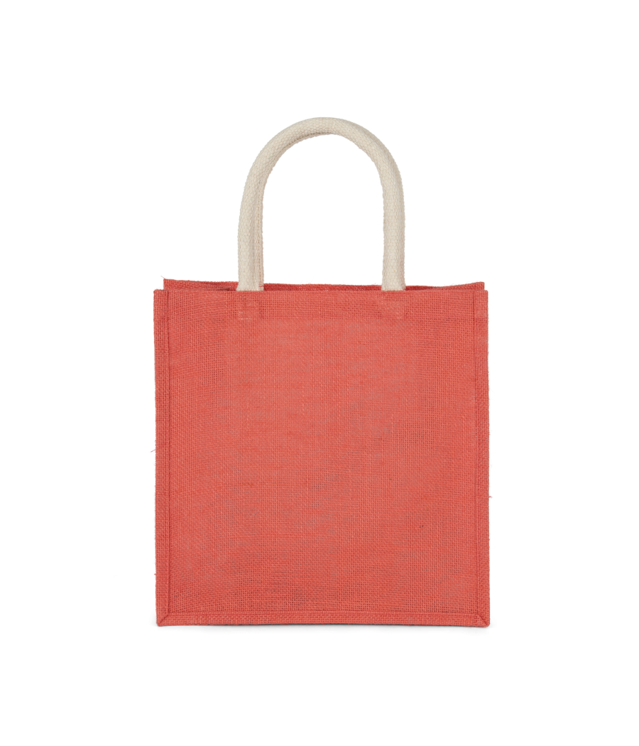 Sac style cabas en toile de jute - grand modèle