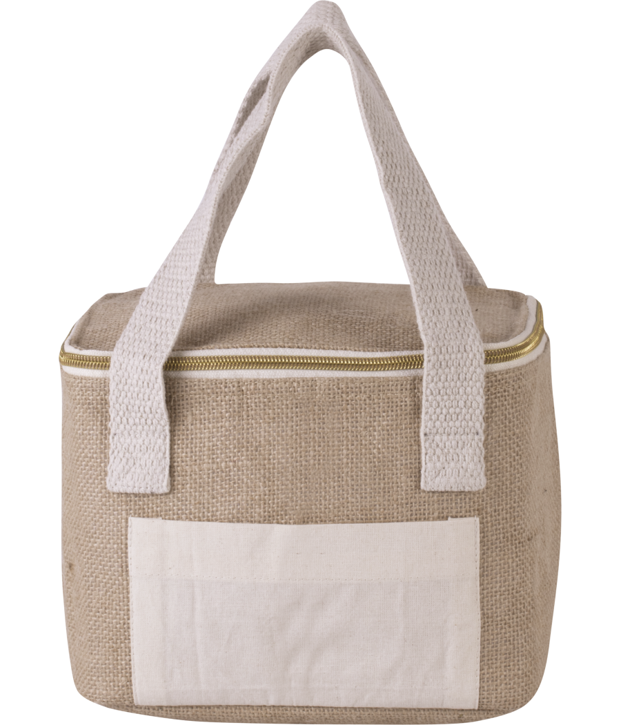 Sac isotherme en jute - petit modèle