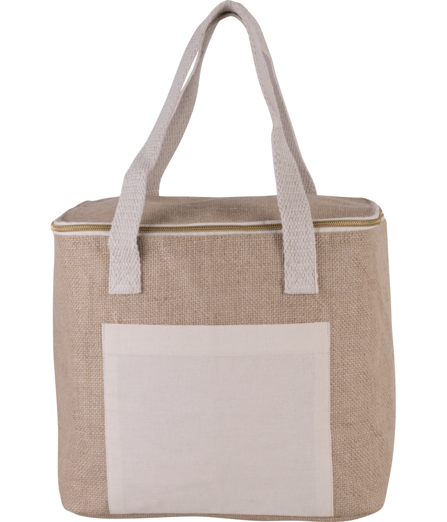 Sac isotherme en jute - modèle moyen