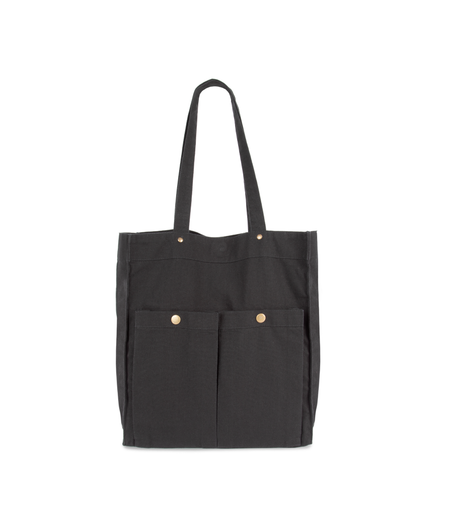 Sac à main à double poche frontale