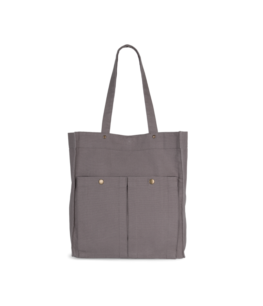 Sac à main à double poche frontale