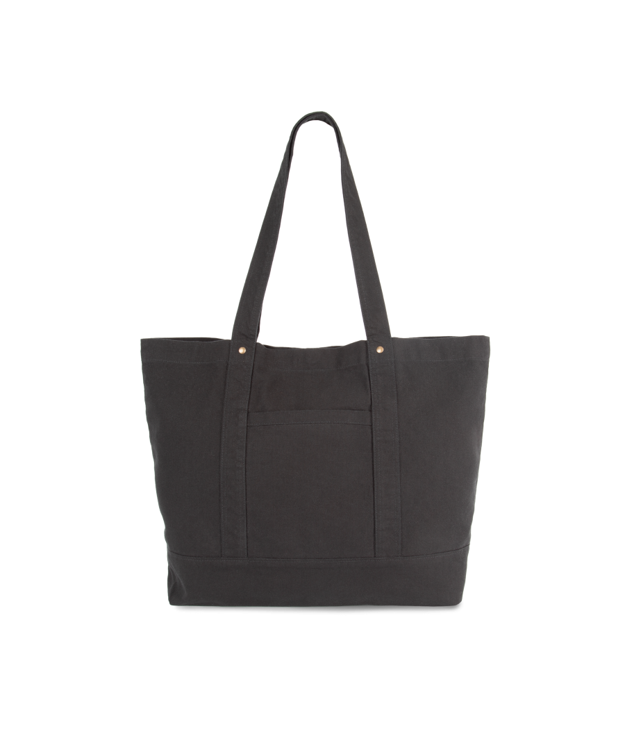 Grand sac shopping à poche latérale