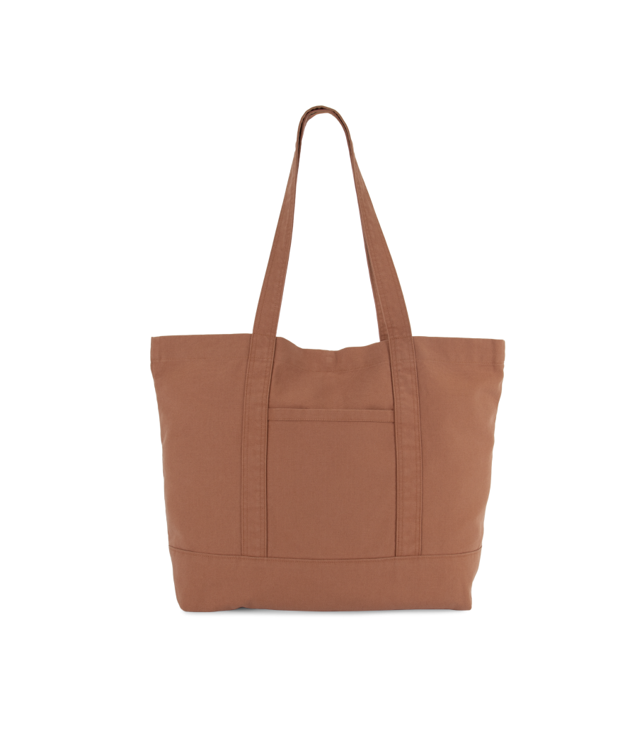 Grand sac shopping à poche latérale