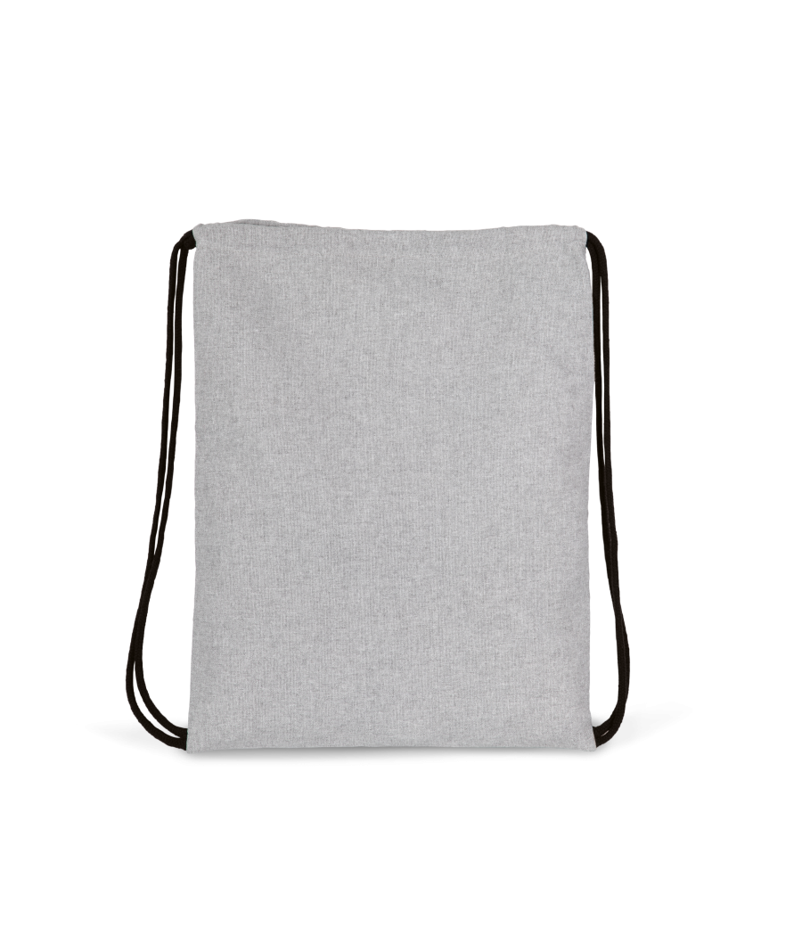 Sac à dos recyclé à cordon coulissant
