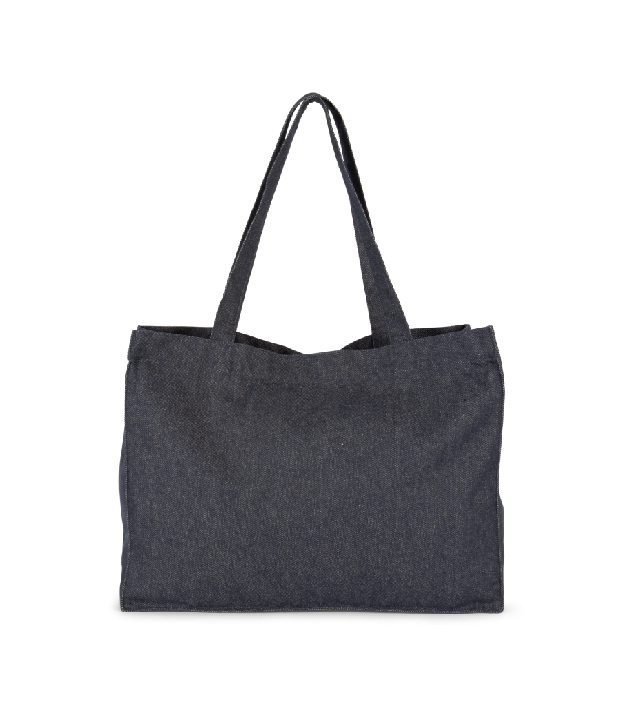 Grand sac shopping denim