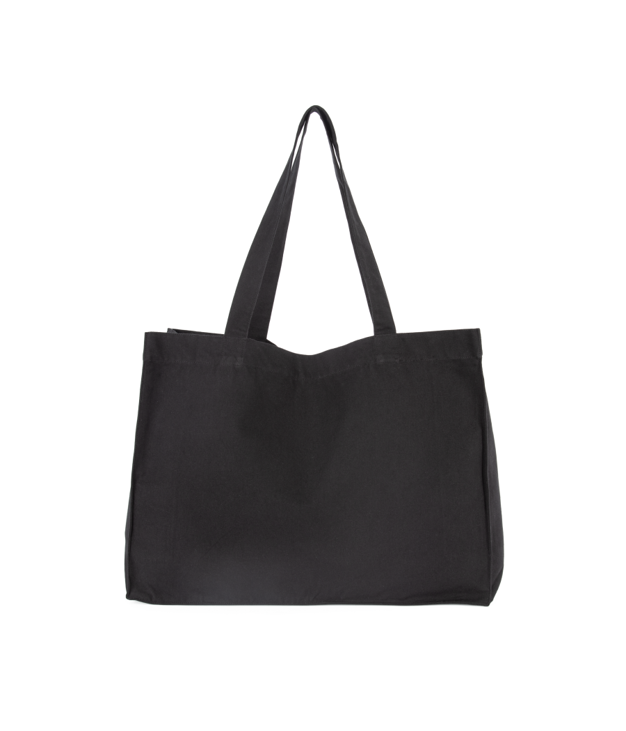 Grand sac shopping en coton recyclé