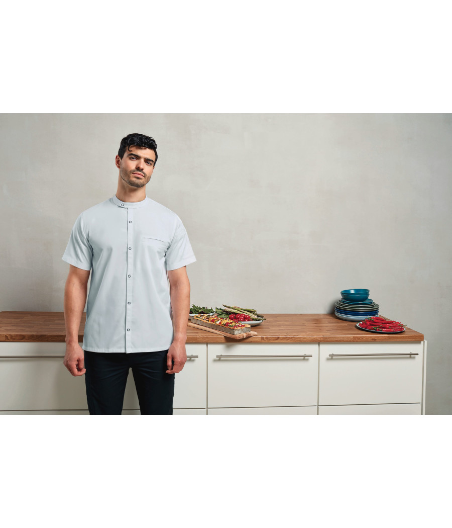 Veste chef cuisinier manches courtes