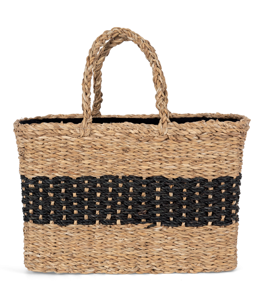 Sac panier en jonc de mer