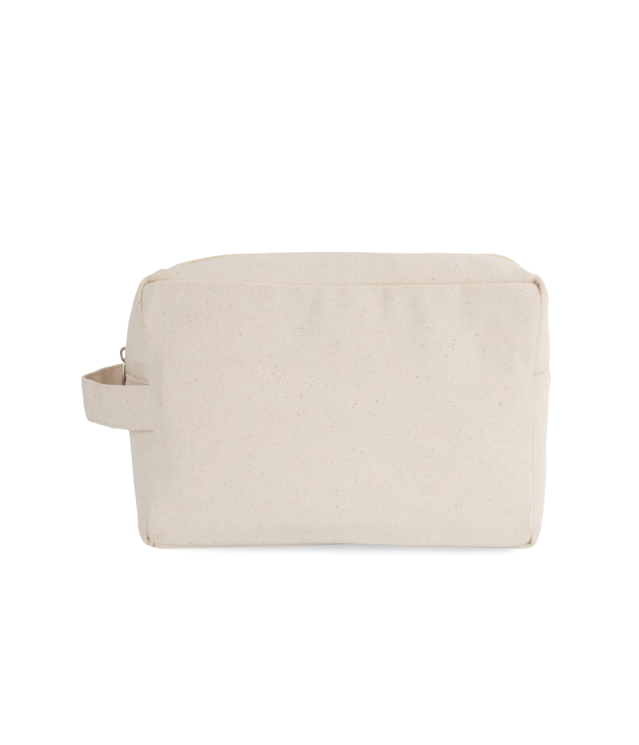 Trousse de toilette en coton biologique