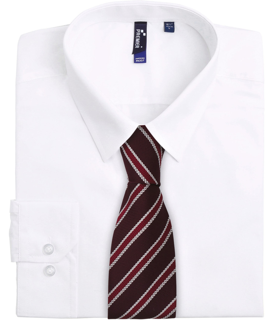 Cravate rayée "Waffle"