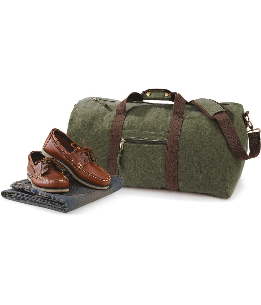 Sac de voyage vintage en toile