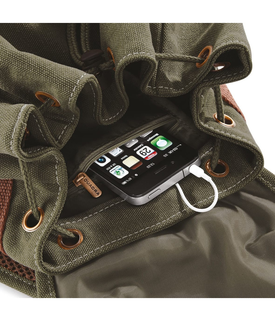 Sac à dos vintage en toile