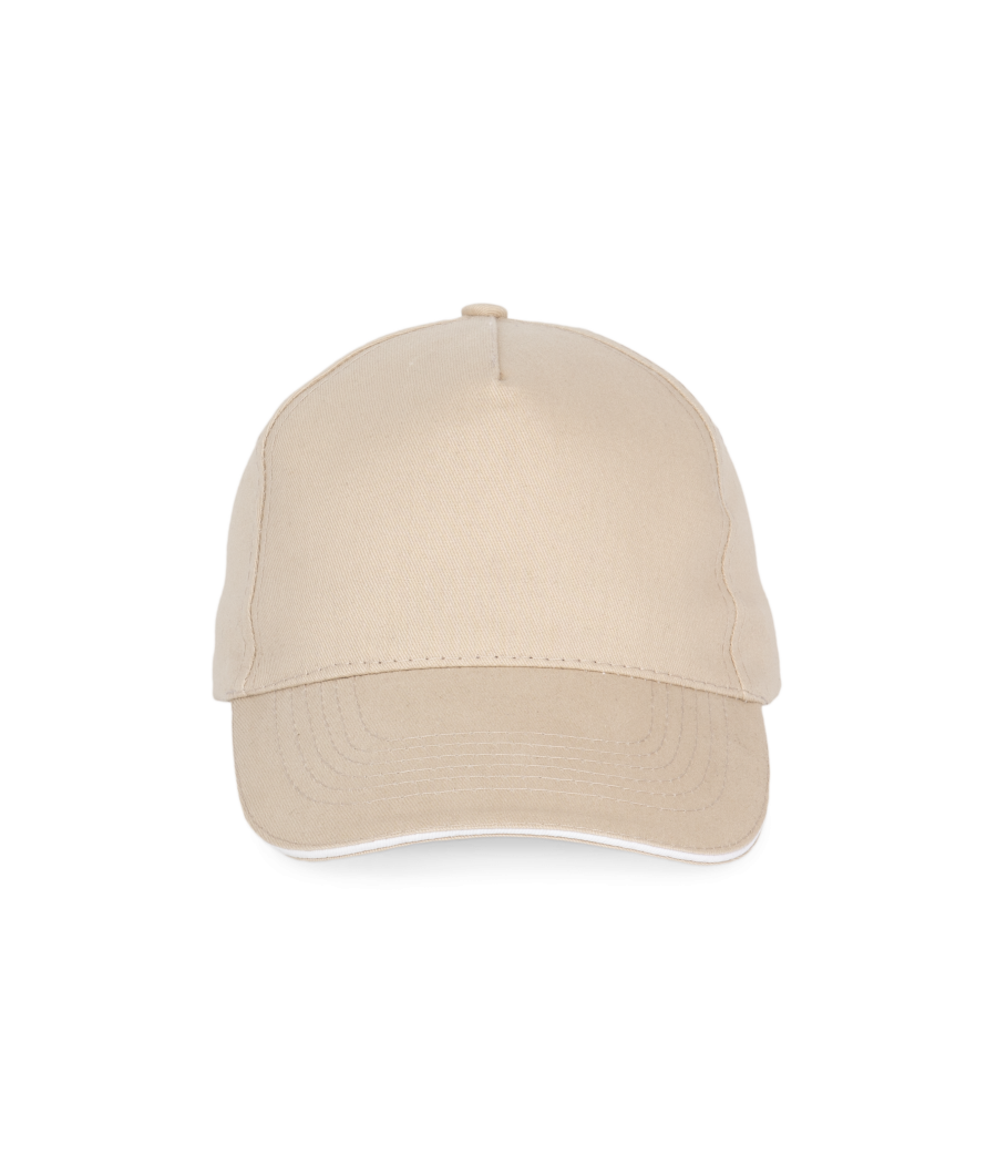 Casquette avec sandwich contrasté - 5 panneaux