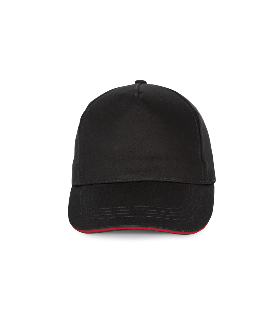 Casquette sandwich contrasté - 5 panneaux